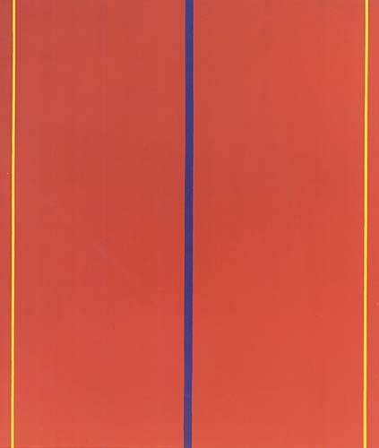 Barnett Newman
<br />
Who's Afraid of Red, Yellow and Blue II
<br />
1967